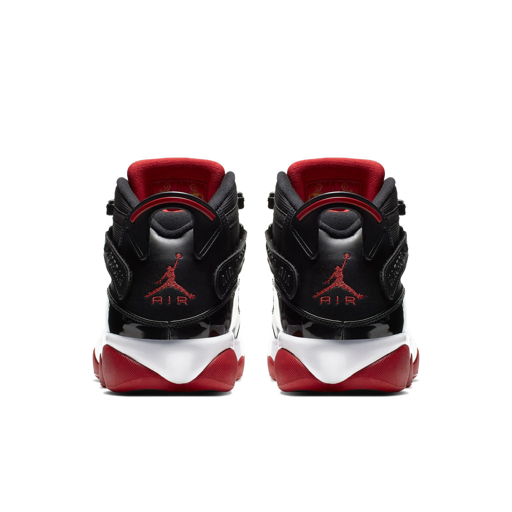 Jordan 6 Rings - BLACK/VARSITY RED-WHITE for Men - product image from the listing.