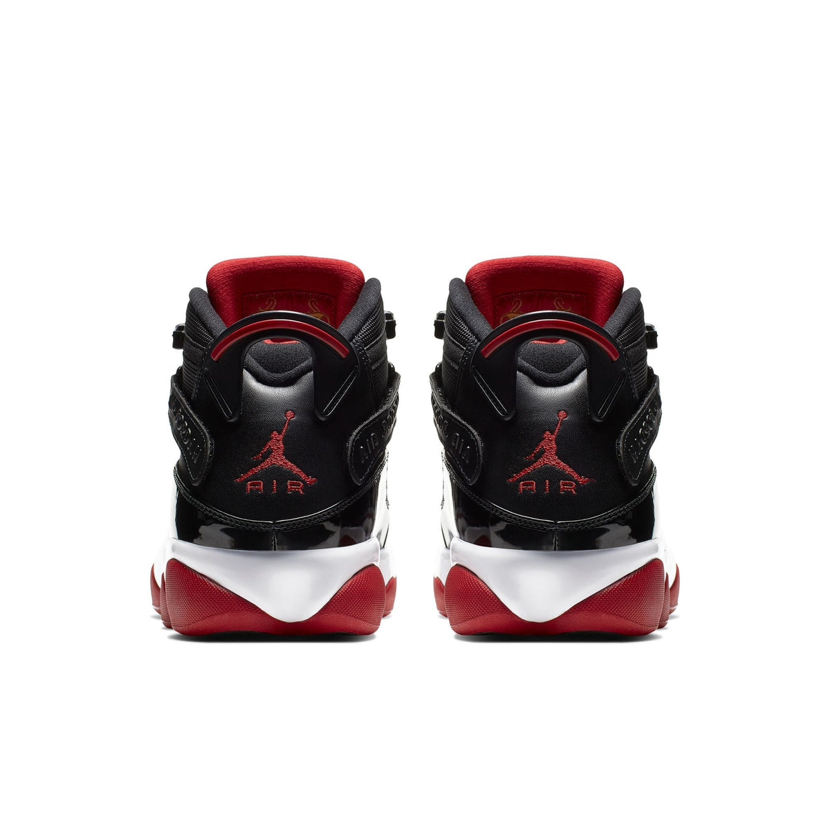 Jordan 6 Rings - BLACK/VARSITY RED-WHITE for Men - product image from the listing.
