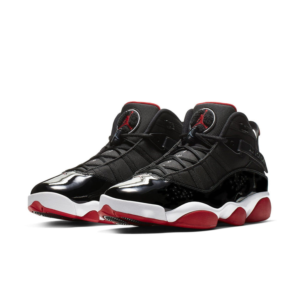 Jordan 6 Rings - BLACK/VARSITY RED-WHITE for Men - product image from the listing.