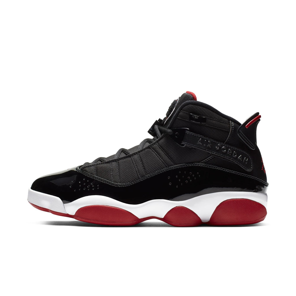 Jordan 6 Rings - BLACK/VARSITY RED-WHITE for Men - product image from the listing.