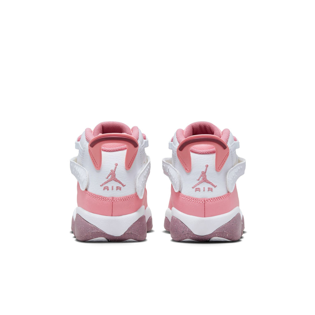 CORAL CHALK/DESERT BERRY-WHITE - Jordan 6 Rings GS - product image from the listing.