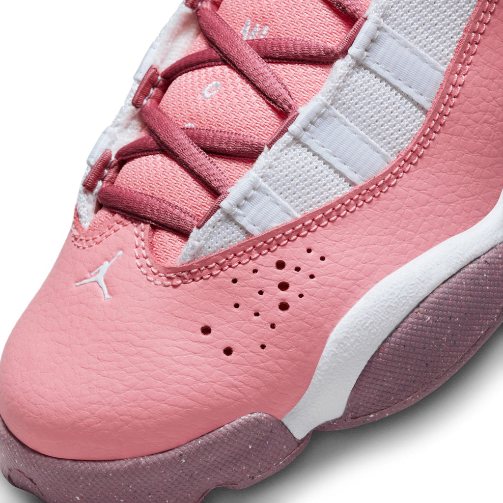 CORAL CHALK/DESERT BERRY-WHITE - Jordan 6 Rings GS - product image from the listing.