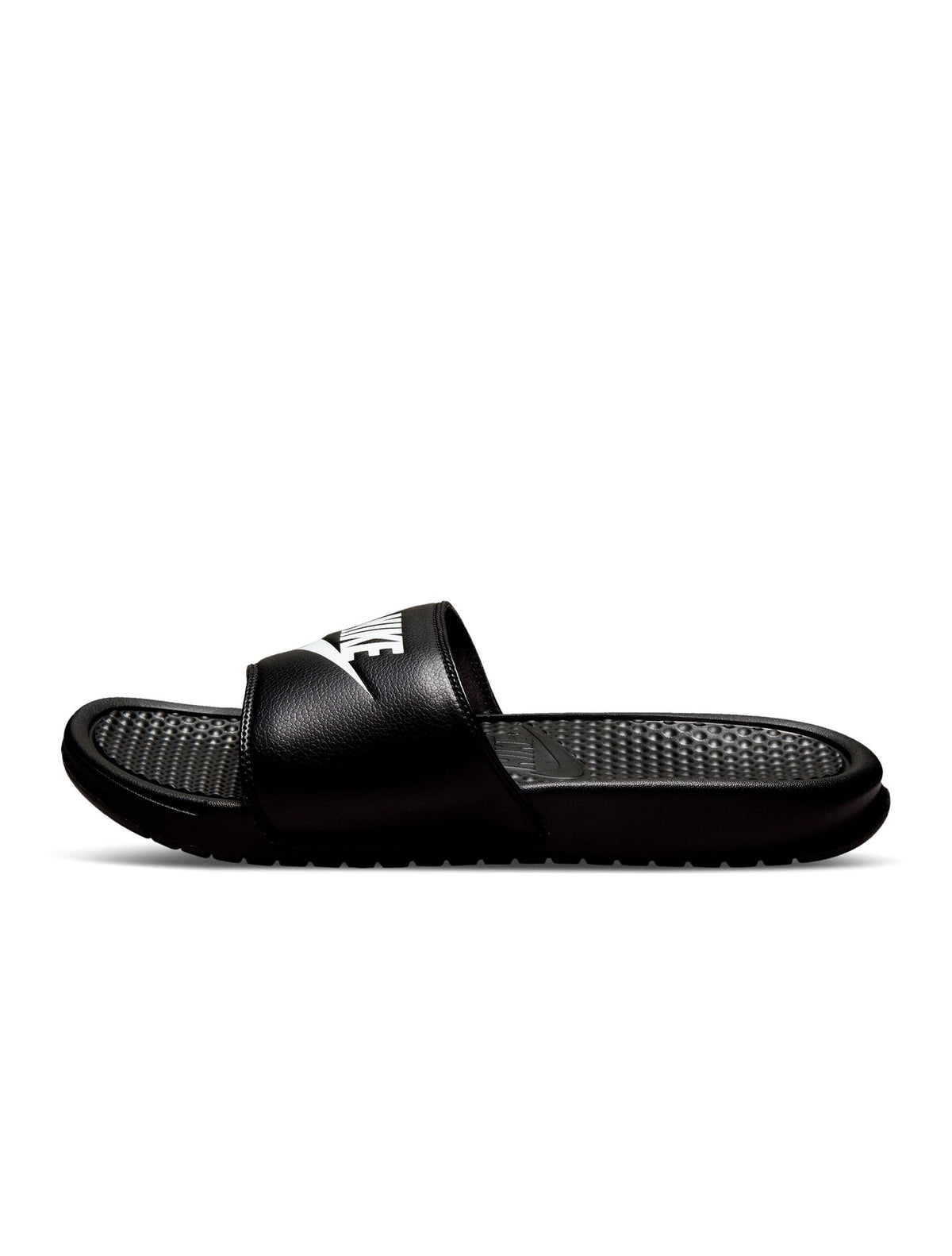 Men's Nike Benassi JDI Slides - Black - product image from the listing.