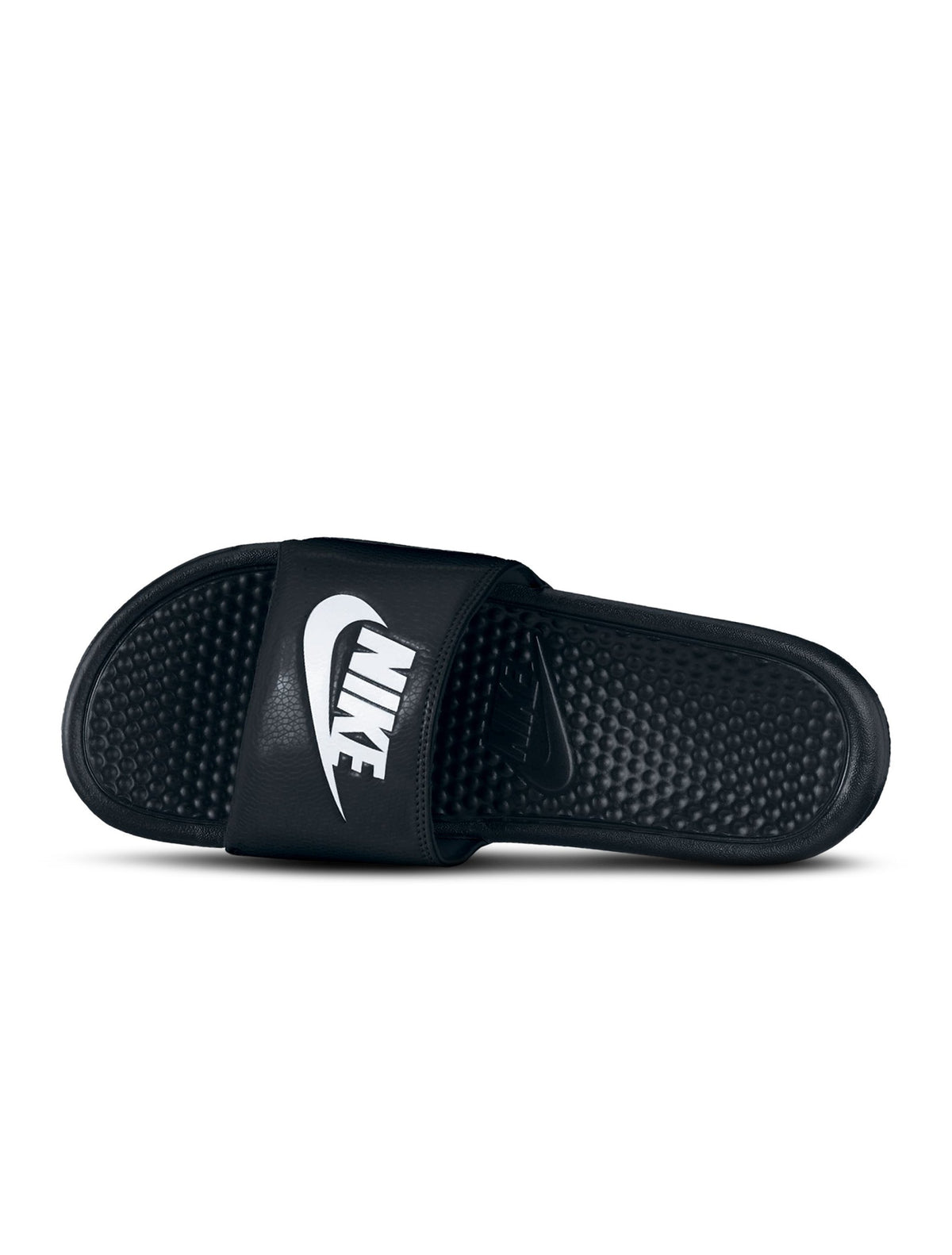 Men's Nike Benassi JDI Slides - Black - product image from the listing.