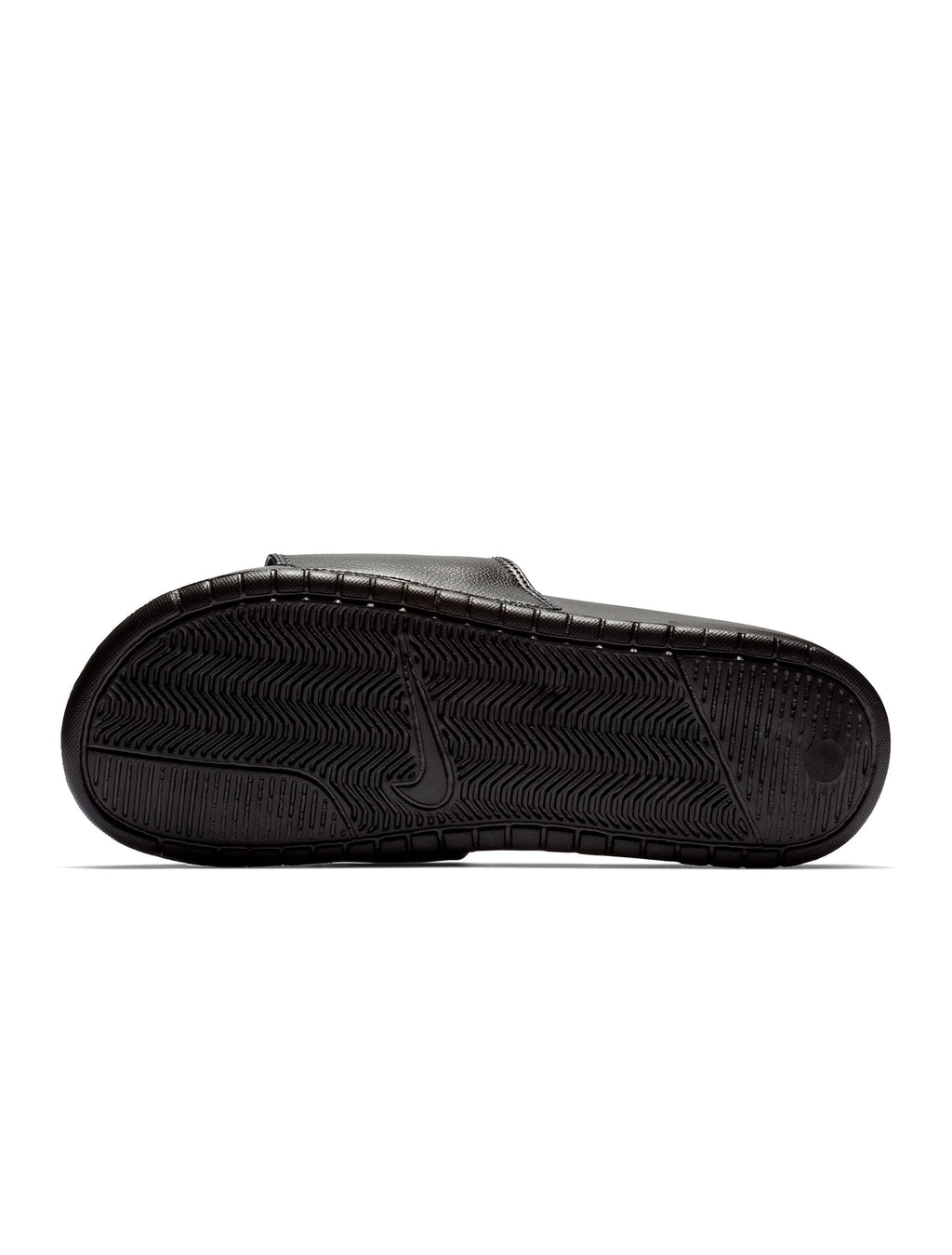 Men's Nike Benassi JDI Slides - Black - product image from the listing.