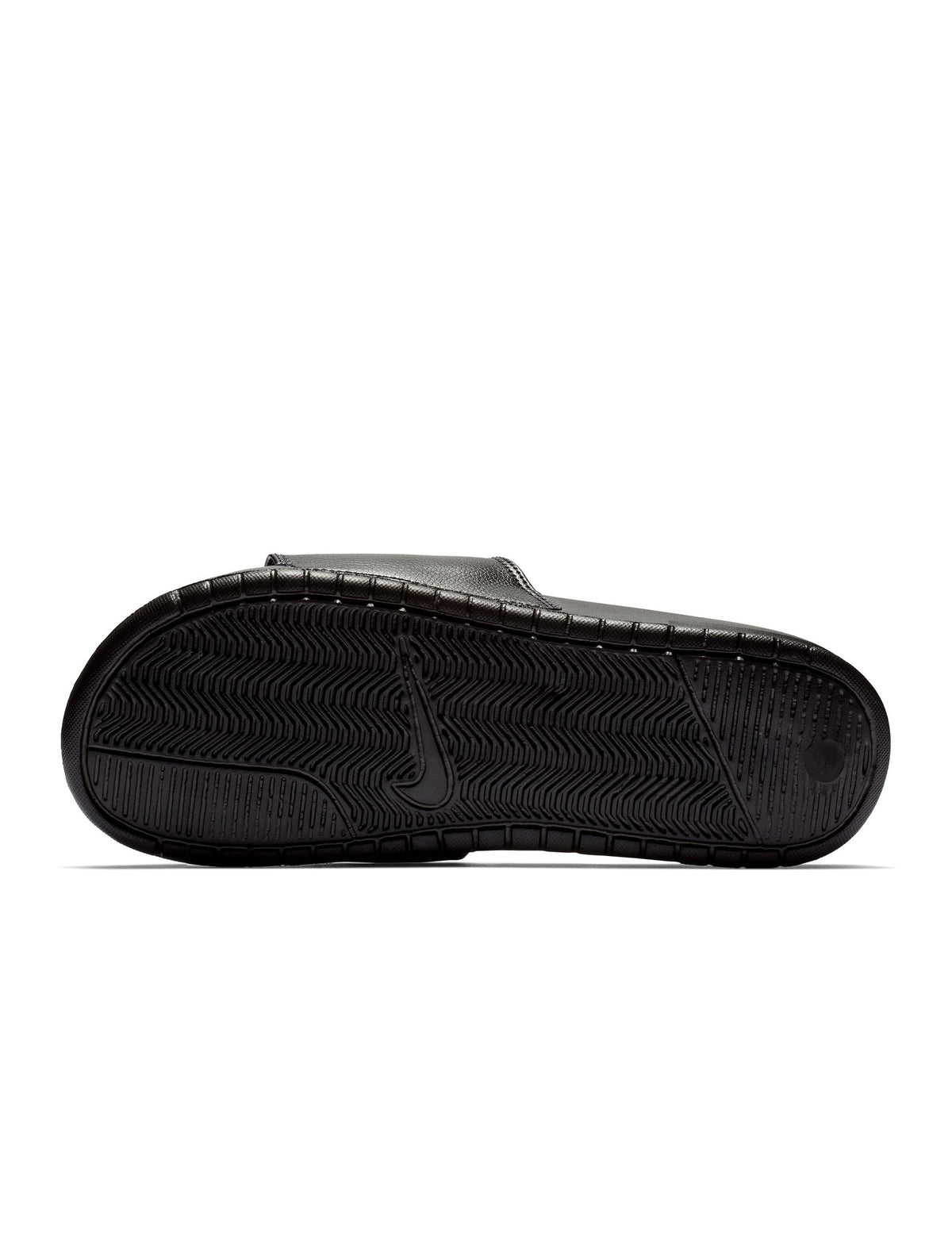 Men's Nike Benassi JDI Slides - Black - product image from the listing.