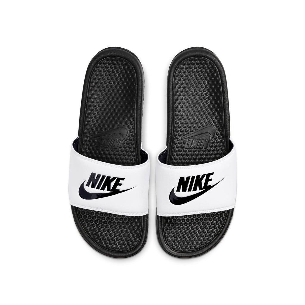 Men's Nike Benassi JDI - White - product image from the listing.