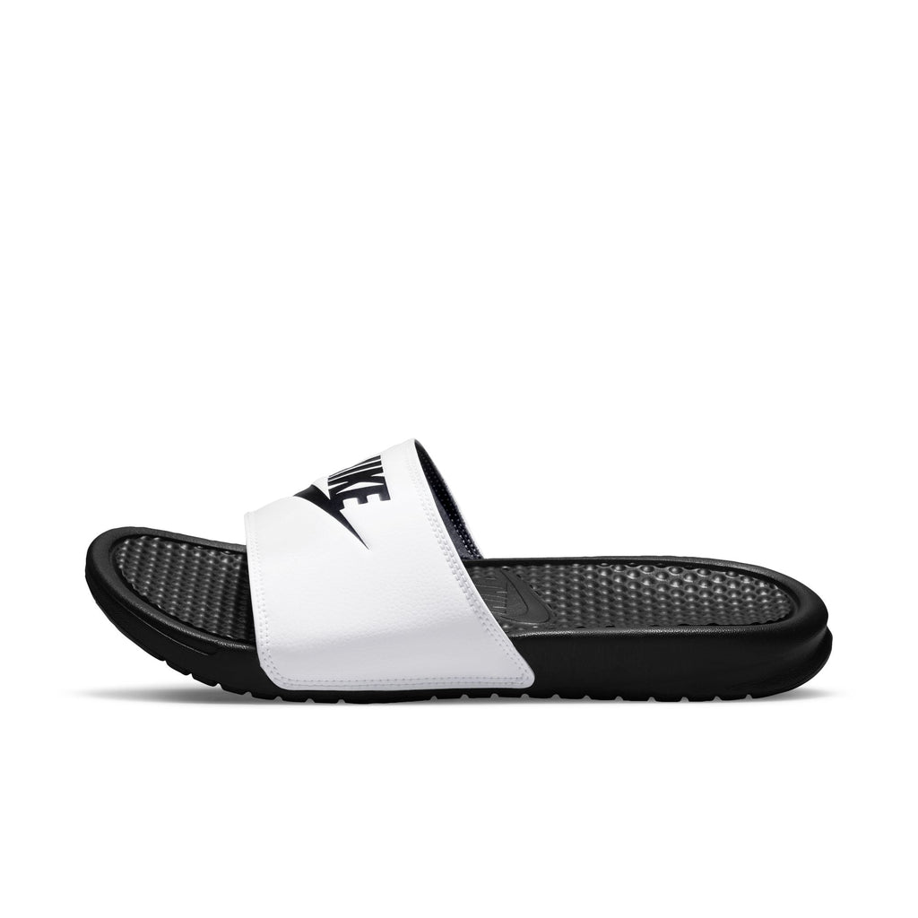 Men's Nike Benassi JDI - White - product image from the listing.