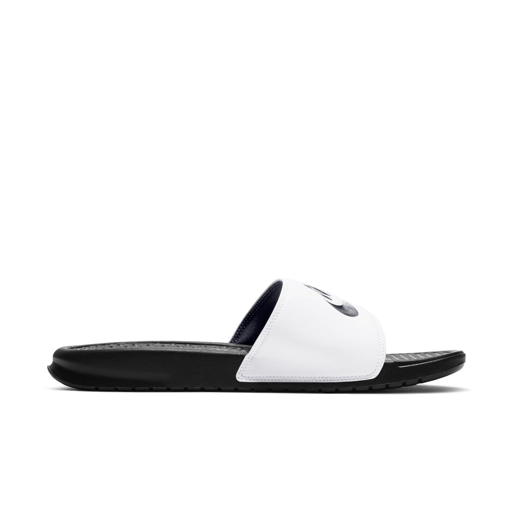 Men's Nike Benassi JDI - White - product image from the listing.