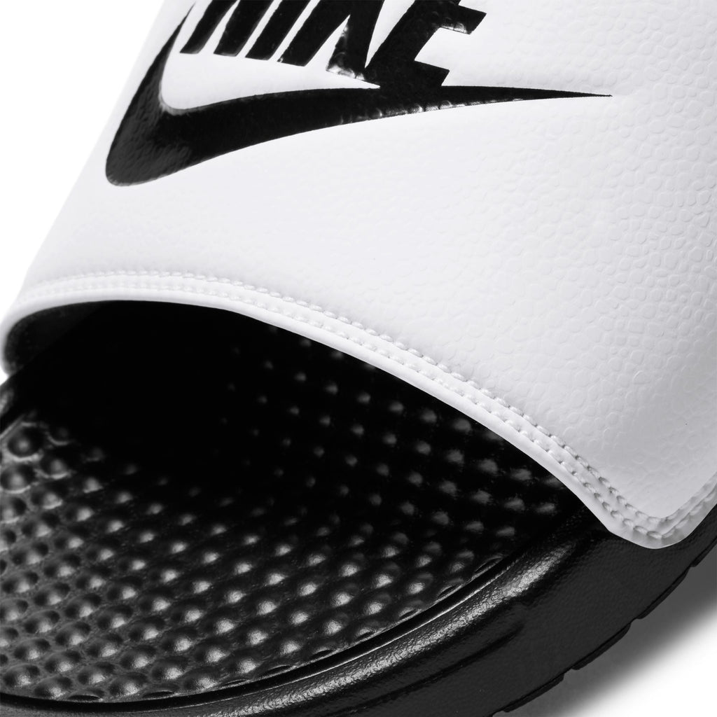 Men's Nike Benassi JDI - White - product image from the listing.