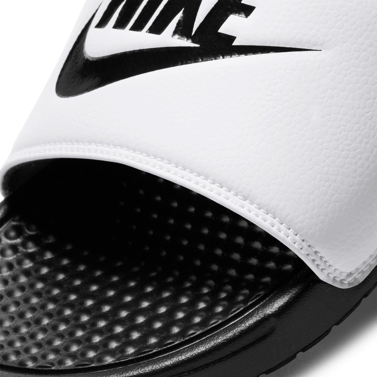 Men's Nike Benassi JDI - White - product image from the listing.