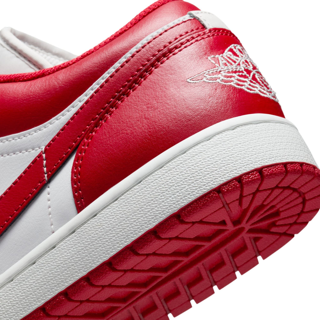 Air Jordan 1 Low - SUMMIT WHITE/VARSITY RED-SUMMIT WHITE for Men - product image from the listing.