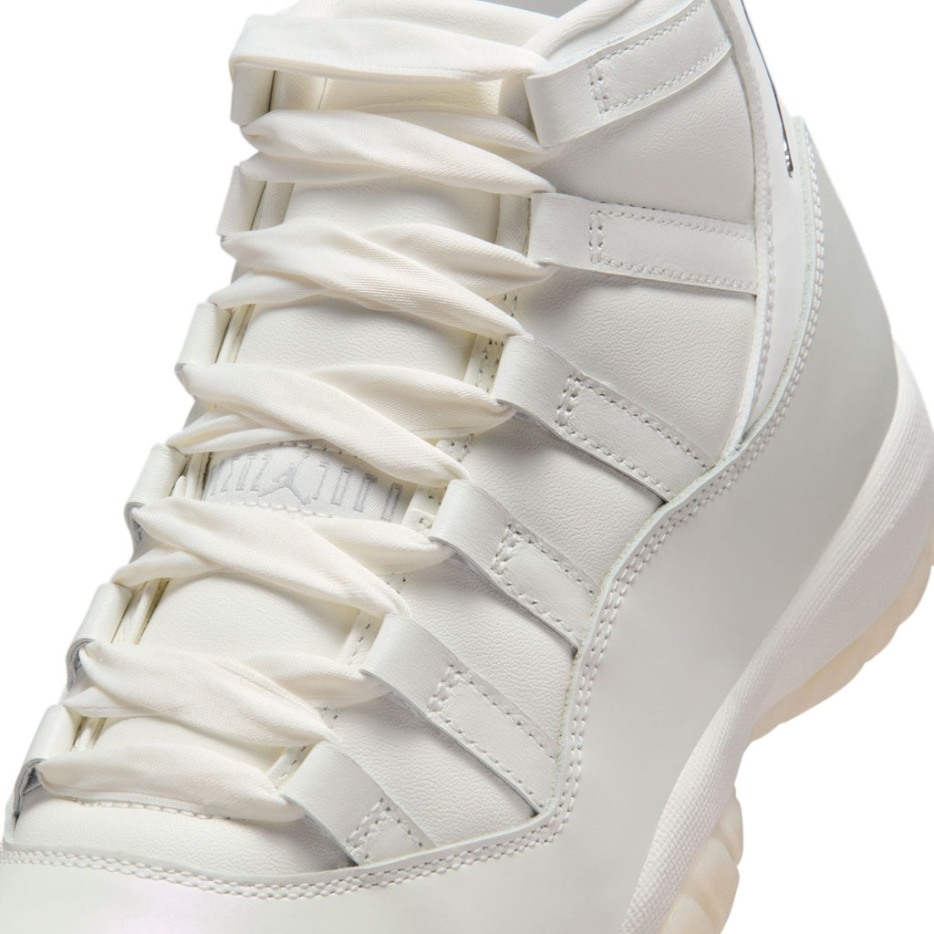"Pearl" Air Jordan 11 Retro SAIL/PEARL GREY-WHITE-METALLIC SILVER - product image from the listing.