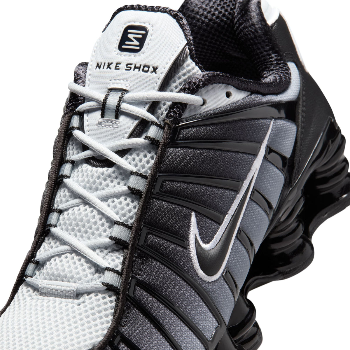 Nike Shox TL - BLACK/WHITE-PURE PLATINUM for Men - product image from the listing.