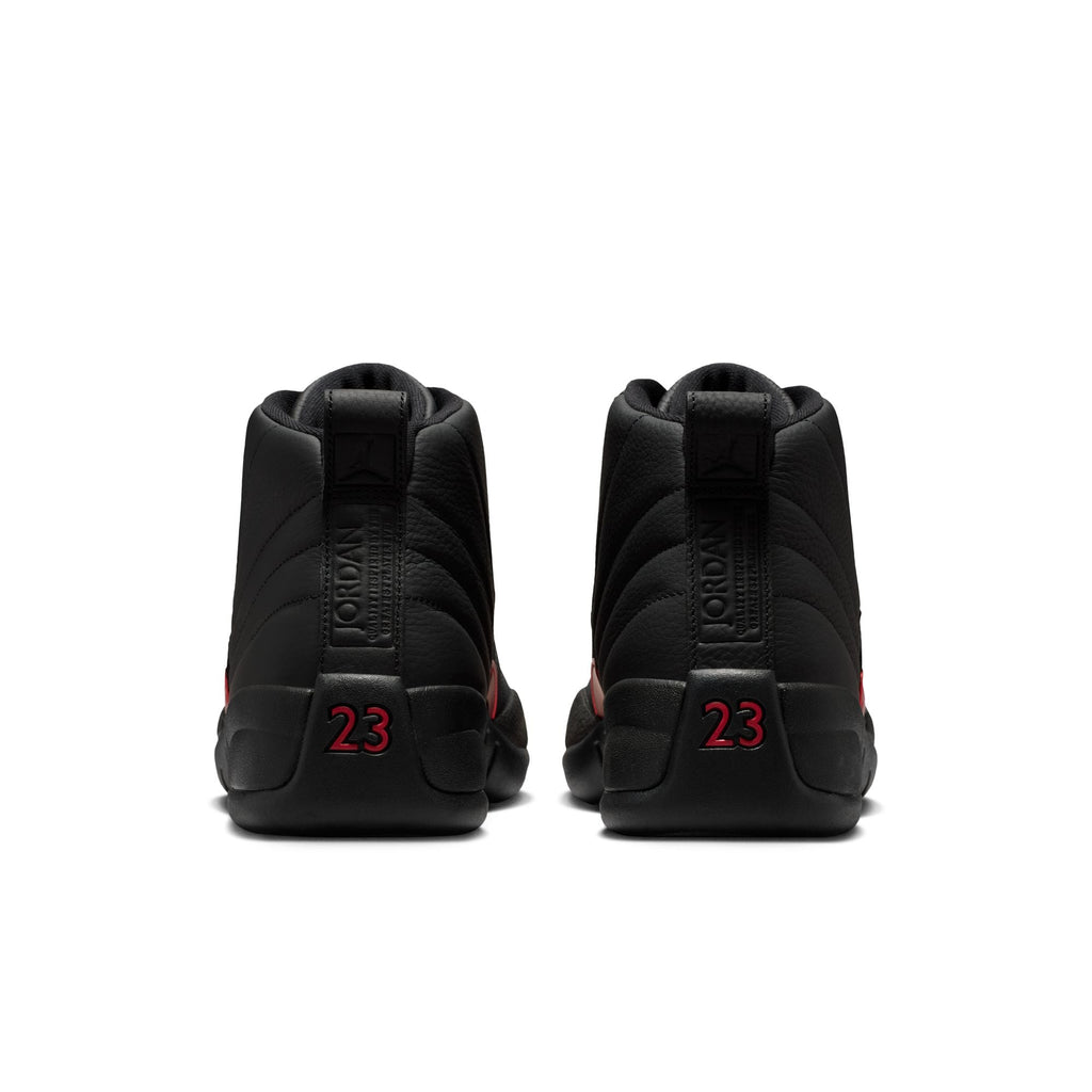 Air Jordan 12 Retro - BLACK/VARSITY RED for Men - product image from the listing.