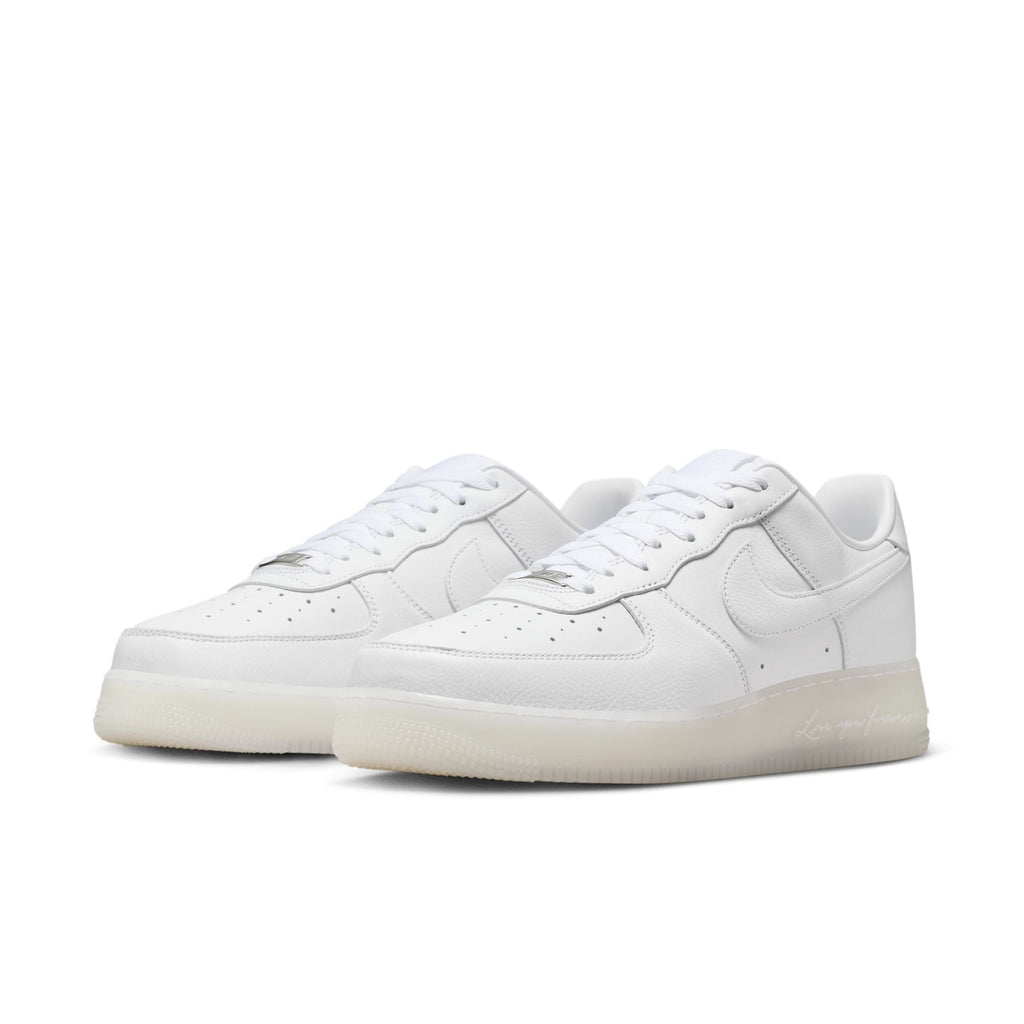 Nike Nocta Air Force 1 Low - WHITE/COBALT TINT-METALLIC SILVER for Men - product image from the listing.
