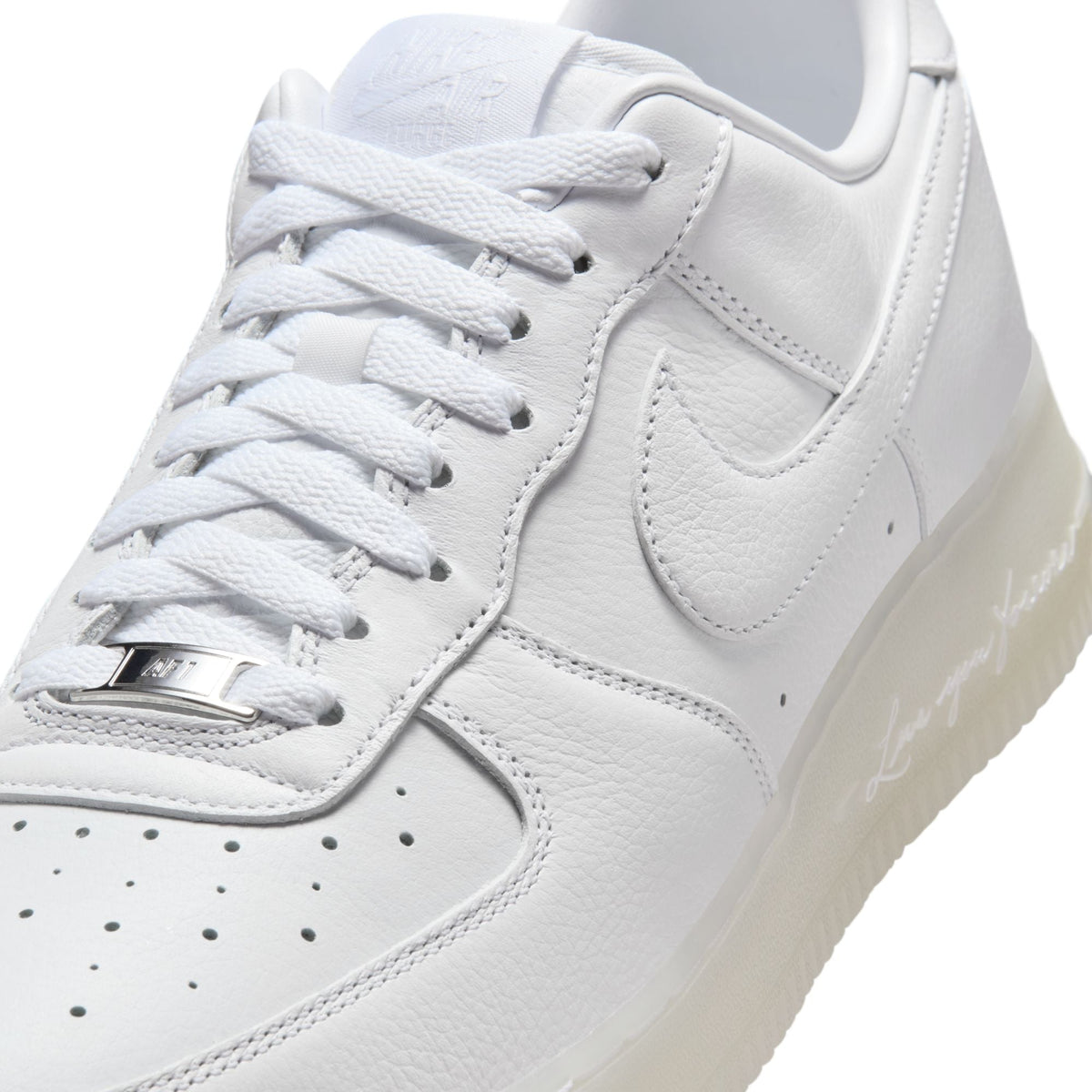 Nike Nocta Air Force 1 Low - WHITE/COBALT TINT-METALLIC SILVER for Men - product image from the listing.