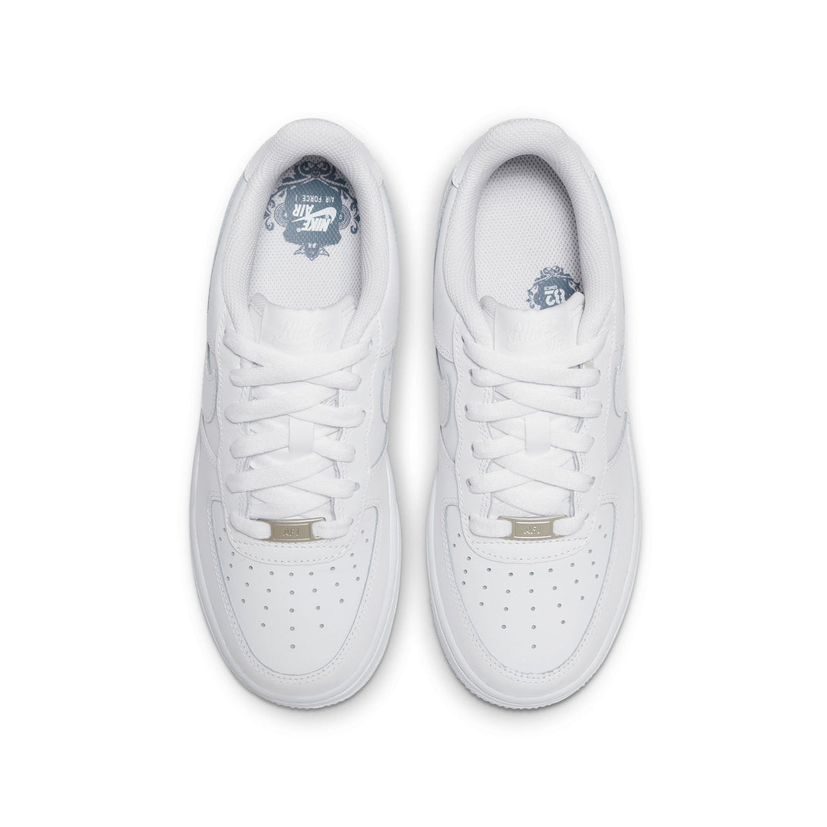 Nike Air Force 1 LE (GS) in WHITE/WHITE - product image from the listing.