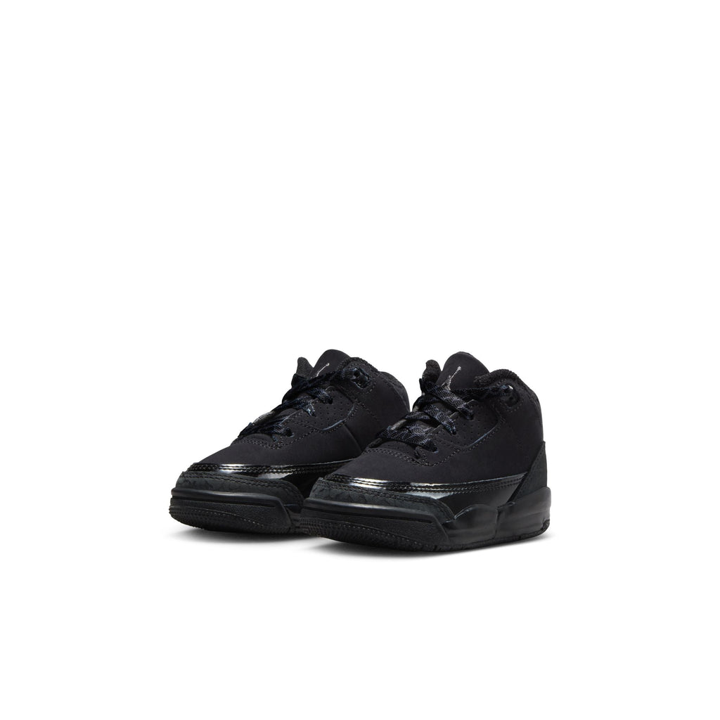 Jordan 3 Retro "Black Cat" - BLACK/DARK CHARCOAL-WHITE for Toddler - product image from the listing.