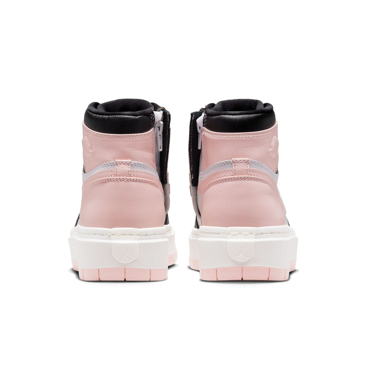 Air Jordan 1 Elevate High - BLACK/ATMOSPHERE-WHITE-SAIL for Women - product image from the listing.