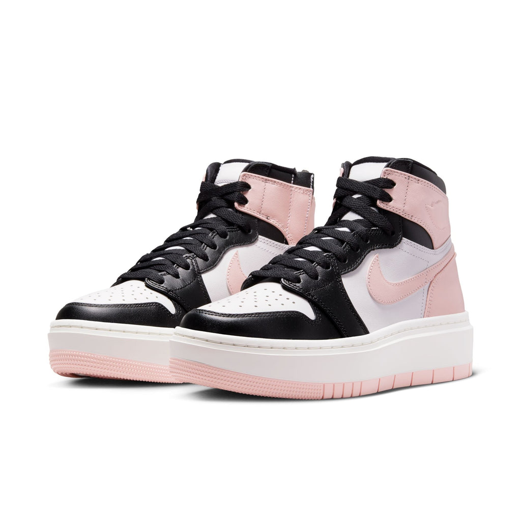Air Jordan 1 Elevate High - BLACK/ATMOSPHERE-WHITE-SAIL for Women - product image from the listing.