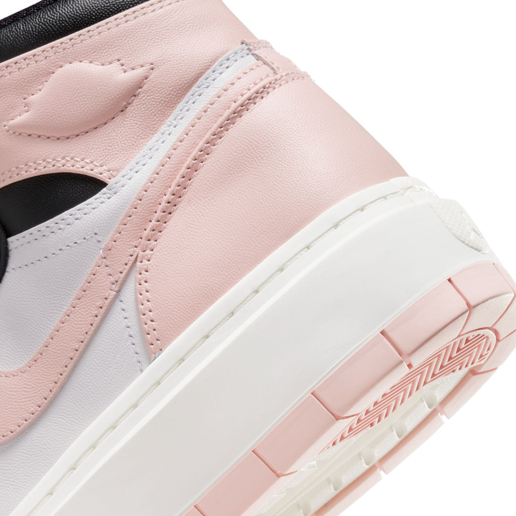 Air Jordan 1 Elevate High - BLACK/ATMOSPHERE-WHITE-SAIL for Women - product image from the listing.
