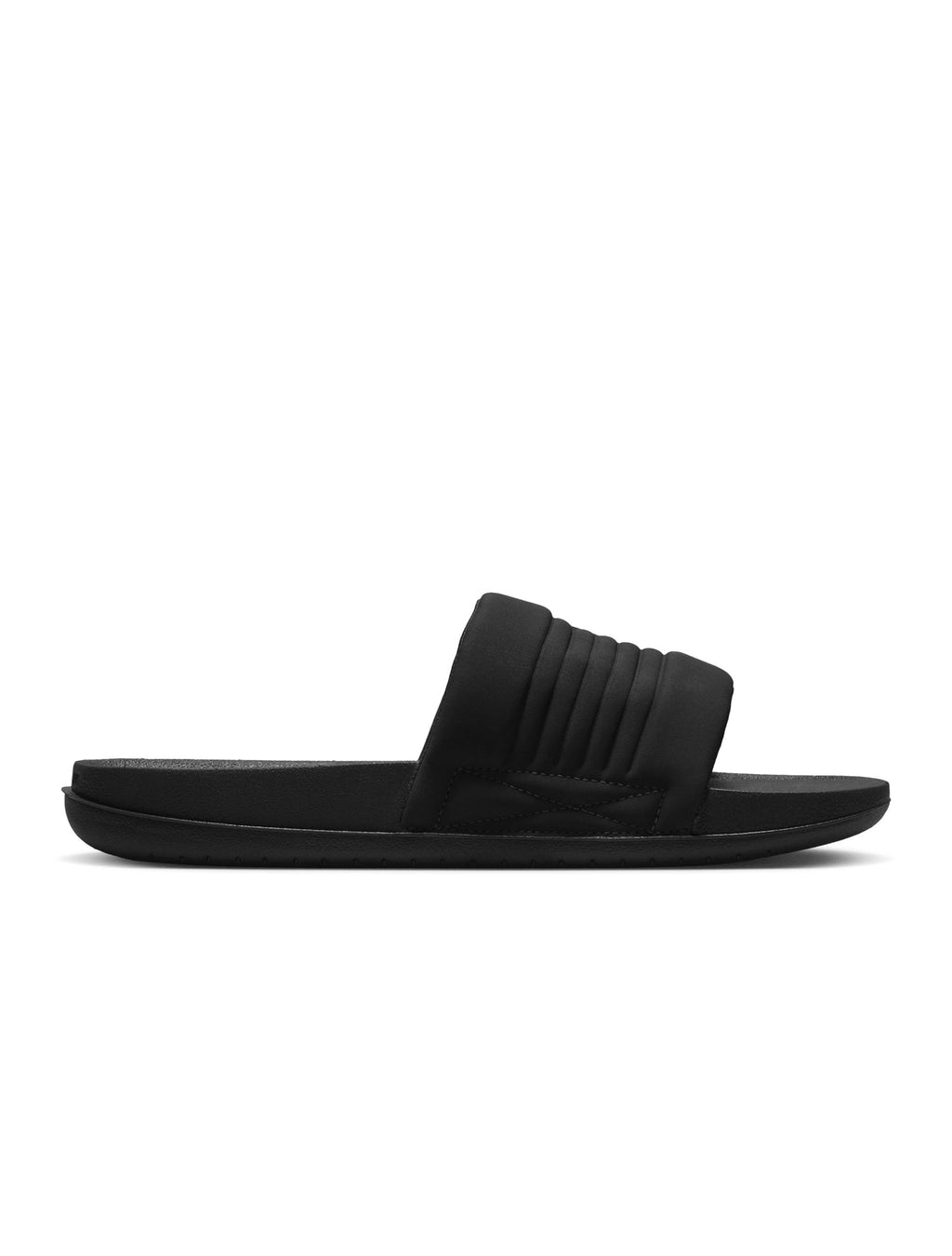 Men's Nike Offcourt Adjust Slides - Black - product image from the listing.