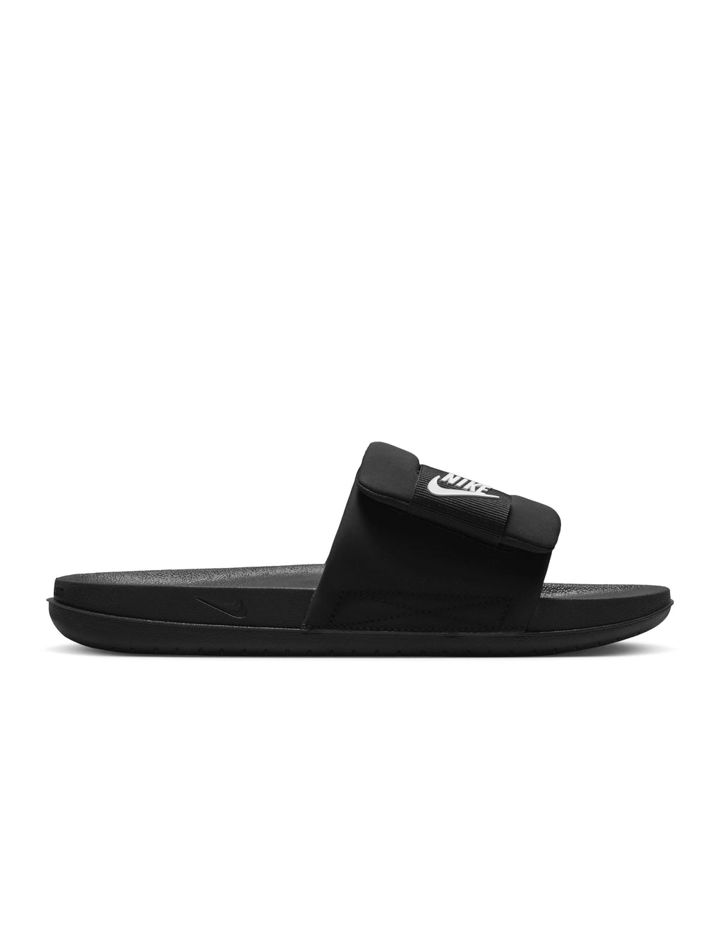 Men's Nike Offcourt Adjust Slides - Black - product image from the listing.