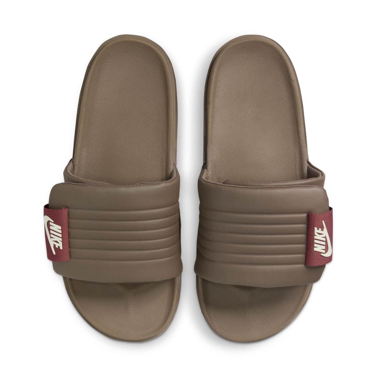 Men's Nike Offcourt Adjust Slides - Ironstone - product image from the listing.