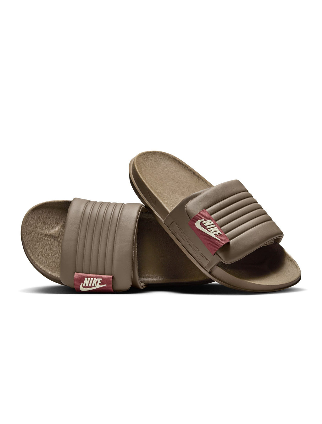 Men's Nike Offcourt Adjust Slides - Ironstone - product image from the listing.