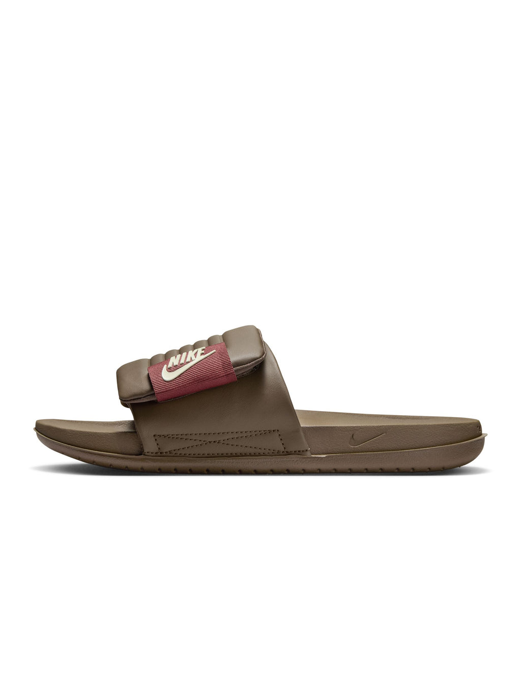 Men's Nike Offcourt Adjust Slides - Ironstone - product image from the listing.