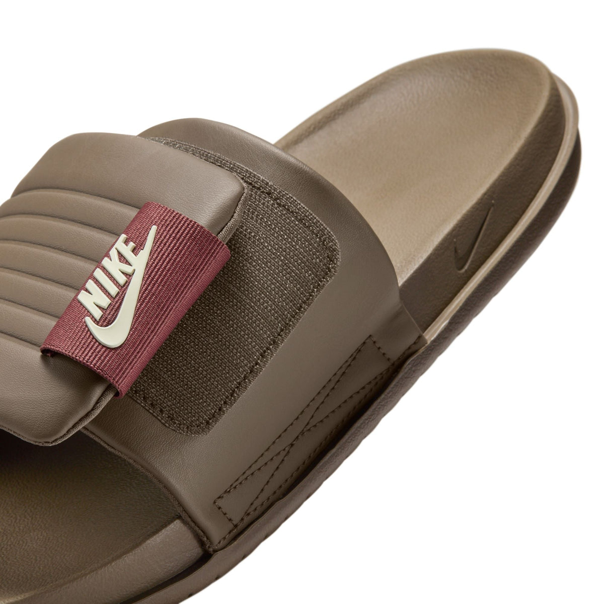 Men's Nike Offcourt Adjust Slides - Ironstone - product image from the listing.