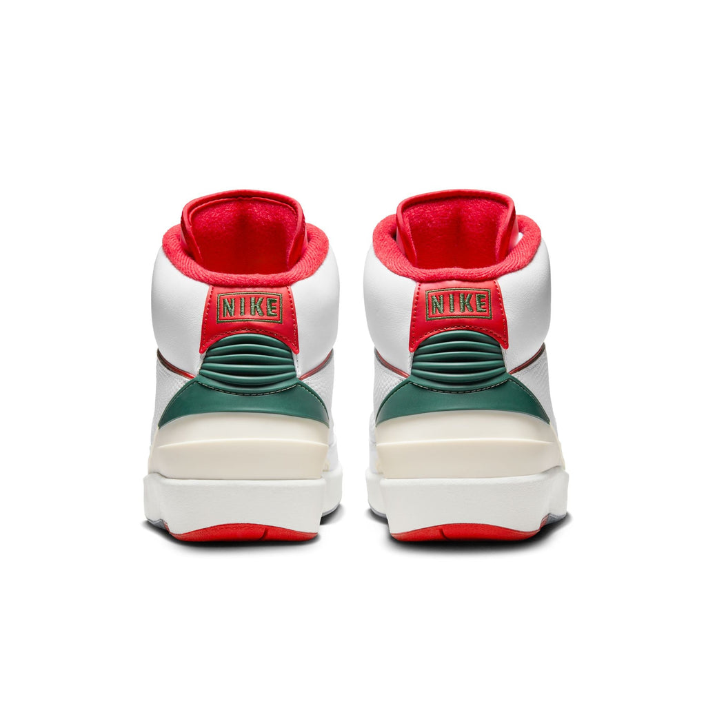 Air Jordan 2 Retro-WHITE/FIRE RED-FIR-SAIL for Men - product image from the listing.