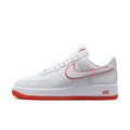 Nike Air Force 1'07- WHITE/WHITE-PICANTE RED for Men - product image from the listing.
