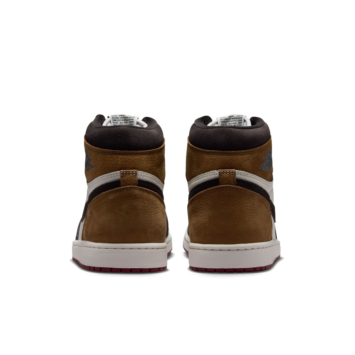Air Jordan 1 Retro High OG "Love Letter" - SHADOW BROWN/TEAM RED-LT BRITISH TAN for Men - product image from the listing.
