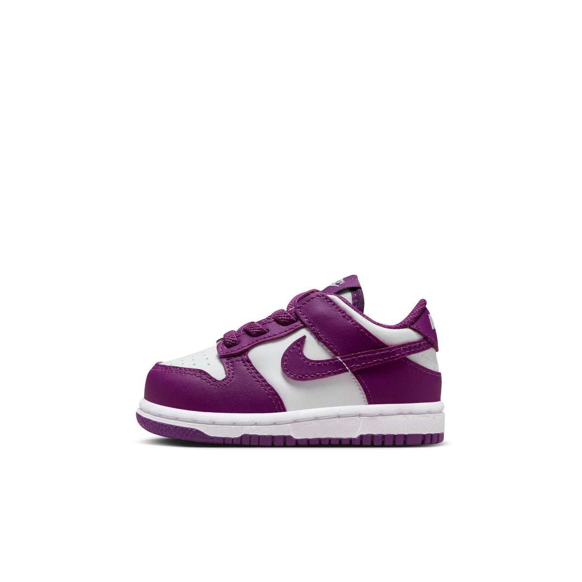 WHITE/VIOTECH-WHITE - Nike Dunk Low (Toddlers) - product image from the listing.