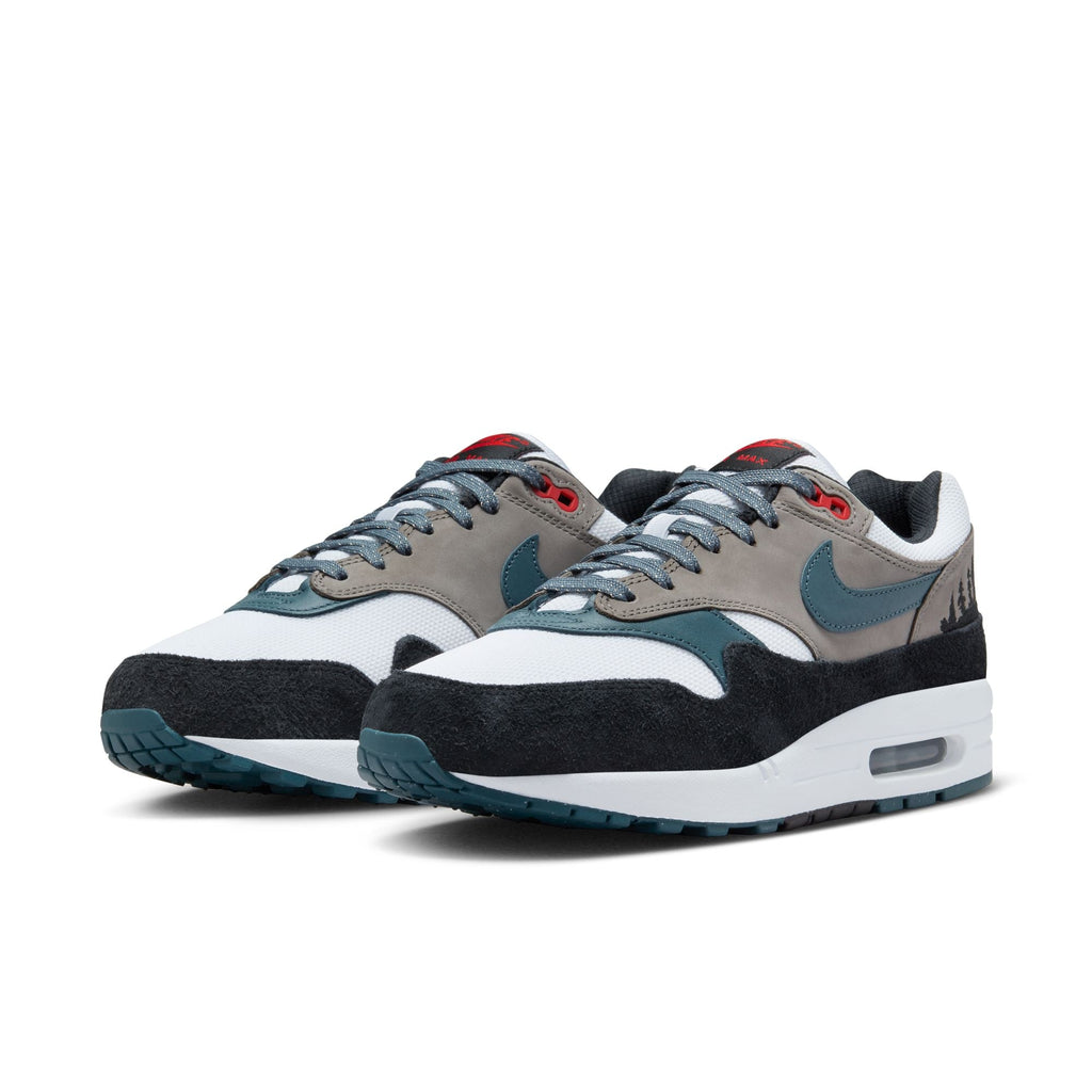 Nike Air Max 1 Premium - WHITE/SLATE BLUE-BLACK-SOFT GREY for Men - product image from the listing.
