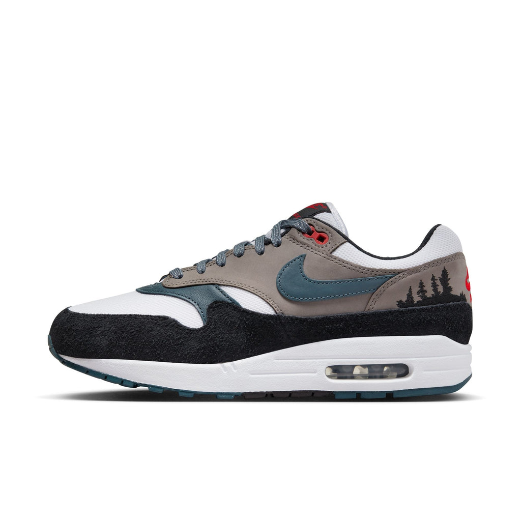 Nike Air Max 1 Premium - WHITE/SLATE BLUE-BLACK-SOFT GREY for Men - product image from the listing.