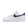 Nike Air Force 1 '07 - WHITE/COLLEGE NAVY for Men - product image from the listing.