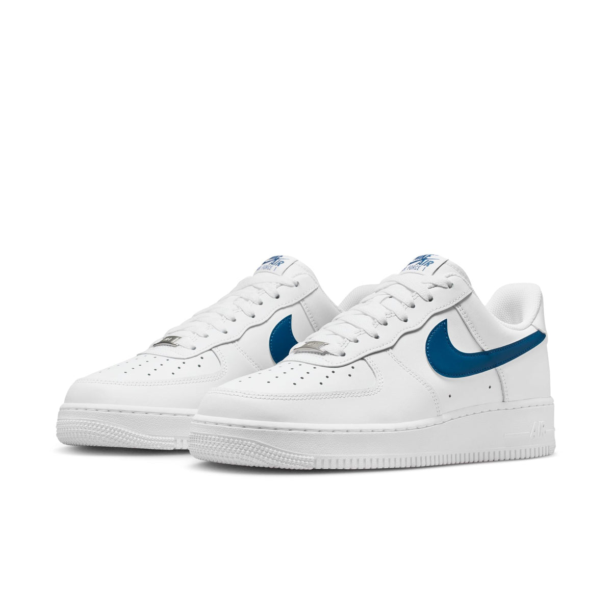 Nike Air Force 1 '07 - WHITE/COURT BLUE-WHITE for Men - product image from the listing.
