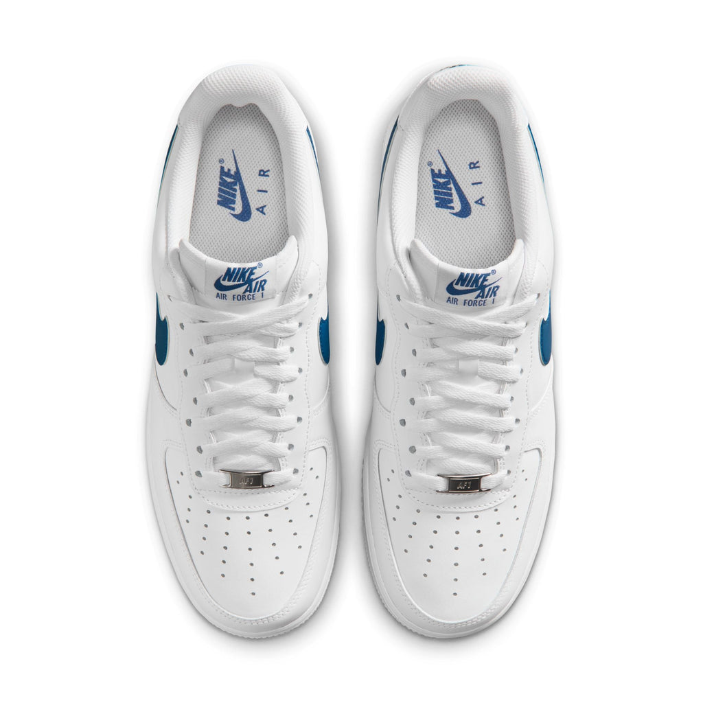 Nike Air Force 1 '07 - WHITE/COURT BLUE-WHITE for Men - product image from the listing.