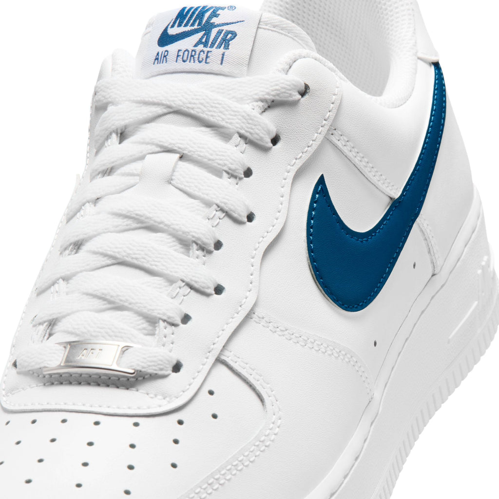 Nike Air Force 1 '07 - WHITE/COURT BLUE-WHITE for Men - product image from the listing.