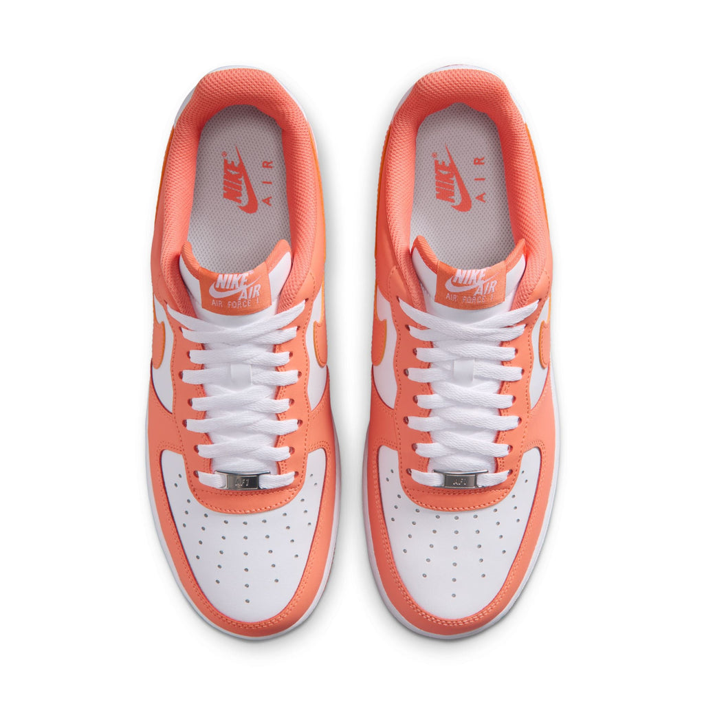 Nike Air Force 1 '07 - WHITE/ORANGE FROST-WHITE for Men - product image from the listing.