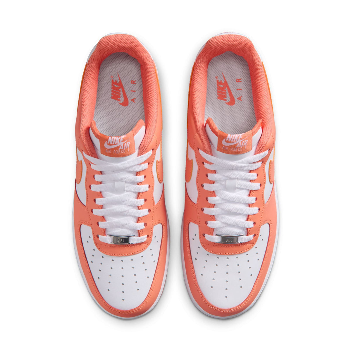 Nike Air Force 1 '07 - WHITE/ORANGE FROST-WHITE for Men - product image from the listing.