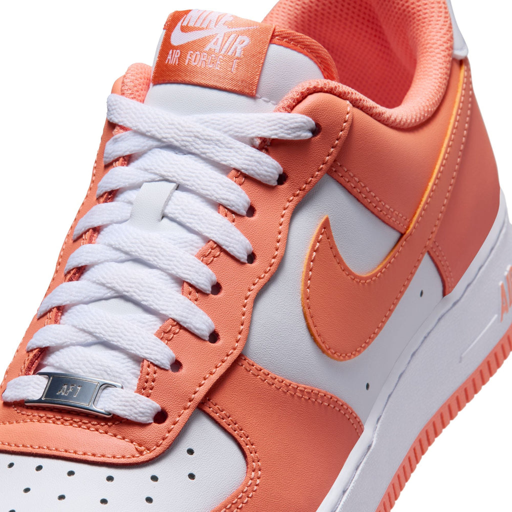 Nike Air Force 1 '07 - WHITE/ORANGE FROST-WHITE for Men - product image from the listing.