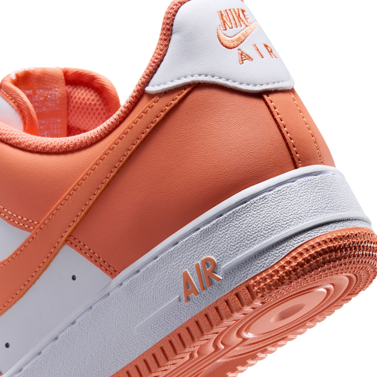 Nike Air Force 1 '07 - WHITE/ORANGE FROST-WHITE for Men - product image from the listing.