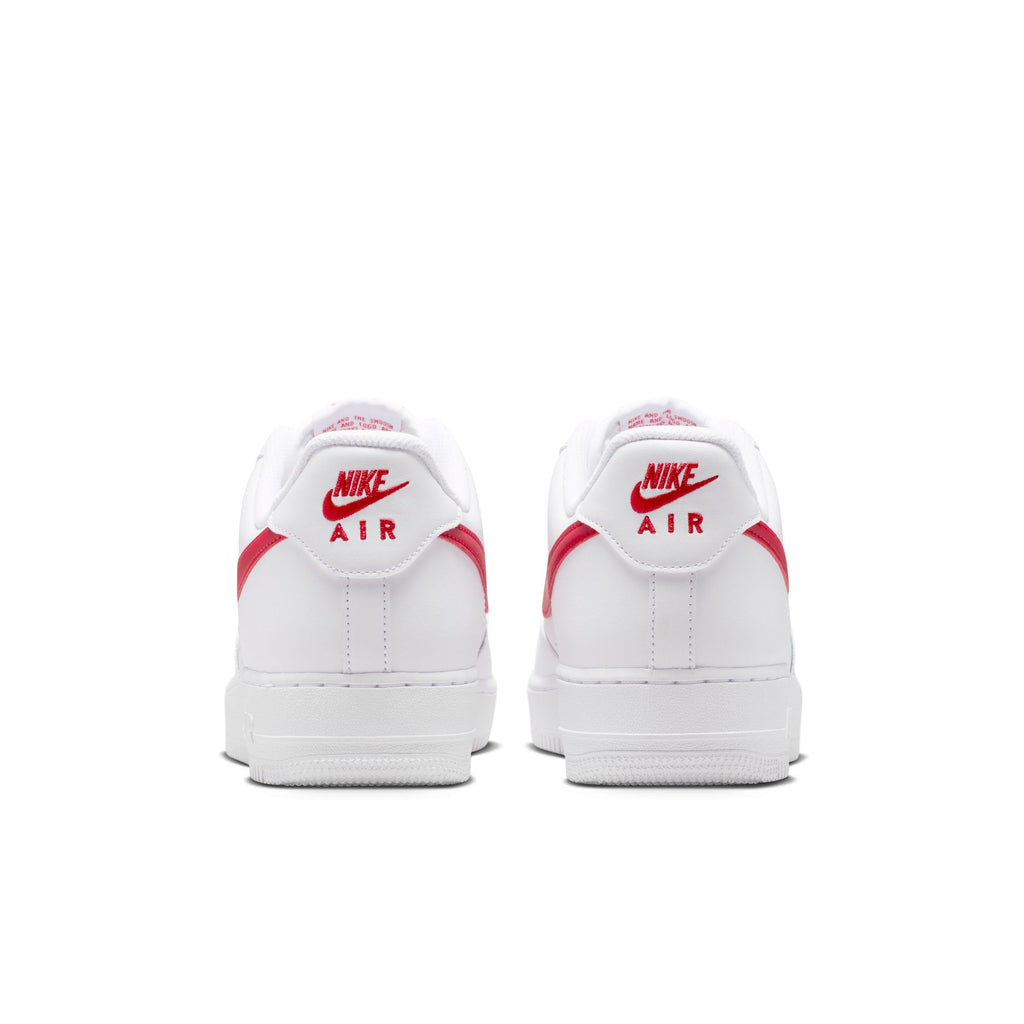 Nike Air Force 1 '07 - WHITE/UNIVERSITY RED for Men - product image from the listing.