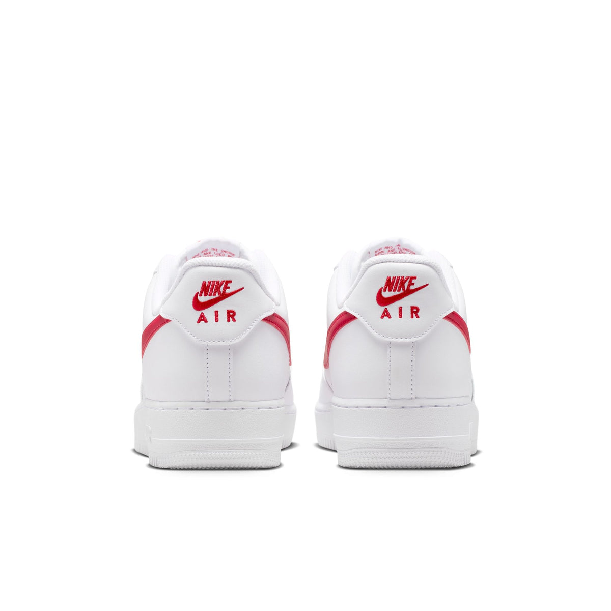 Nike Air Force 1 '07 - WHITE/UNIVERSITY RED for Men - product image from the listing.