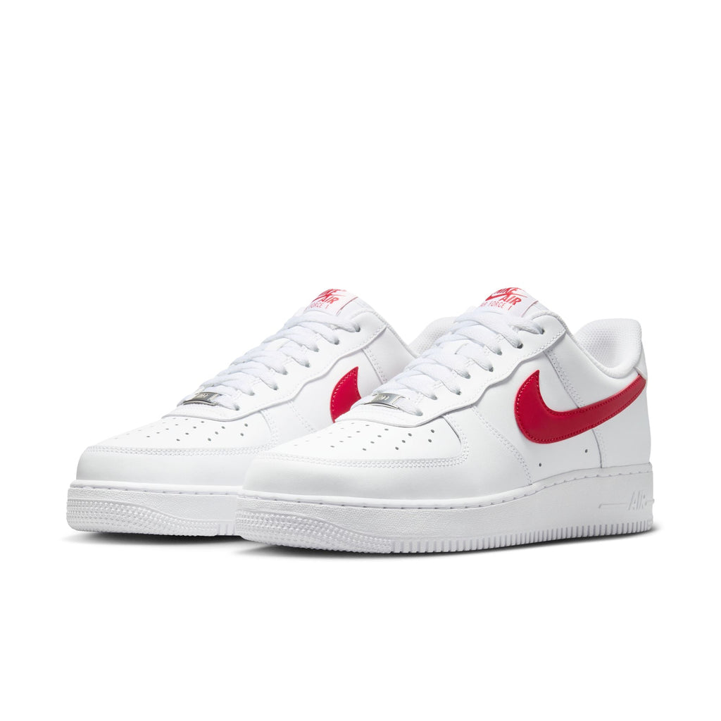 Nike Air Force 1 '07 - WHITE/UNIVERSITY RED for Men - product image from the listing.