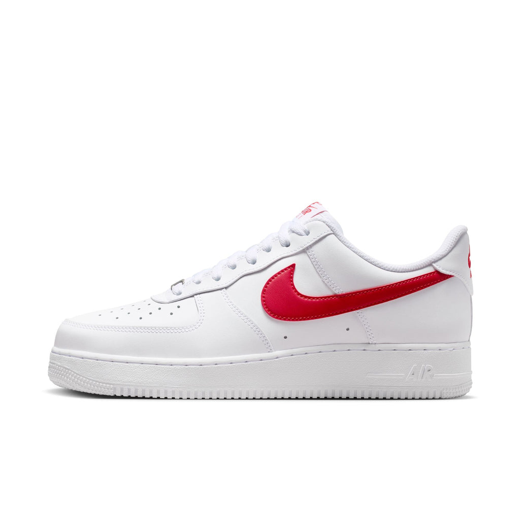 Nike Air Force 1 '07 - WHITE/UNIVERSITY RED for Men - product image from the listing.
